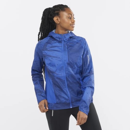 Chaquetas Shell Salomon Bonatti Cross Viento Mujer Azules | MX EBYZ186